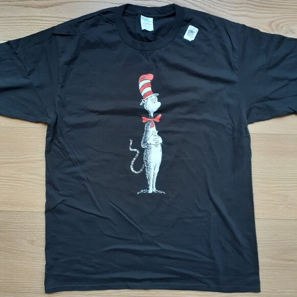 The Cat in the Hat - Dr. Suess - New Large Black T-Shirt - Picture 4 of 4